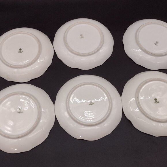 6 Iridescent Side Plates by Carl Tielsch C.T. Altwasser - Picture 10 of 11